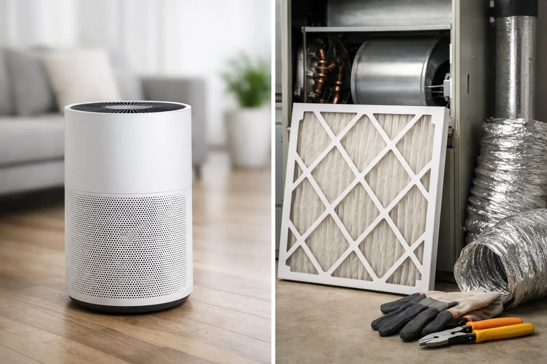 Air Purifier Versus HVAC Filter Compared