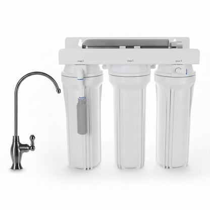 4-Stage Under-Sink UV Drinking Water Filtration System