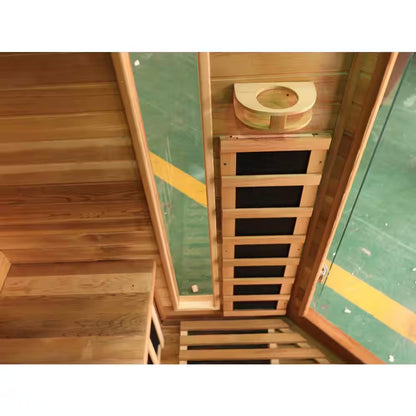 4-Person Cedar Corner Infrared Sauna